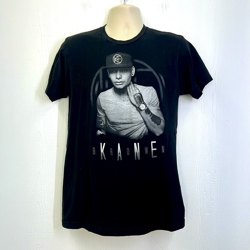 Tultex - Kane Brown Music Live Tour Concert Graphic Black T Shirt Size Medium
